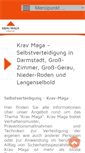 Mobile Screenshot of krav-maga-darmstadt.de