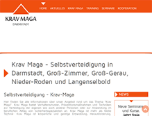 Tablet Screenshot of krav-maga-darmstadt.de